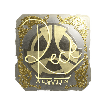 Sticker | reck (Gold) | Austin 2025 image 360x360