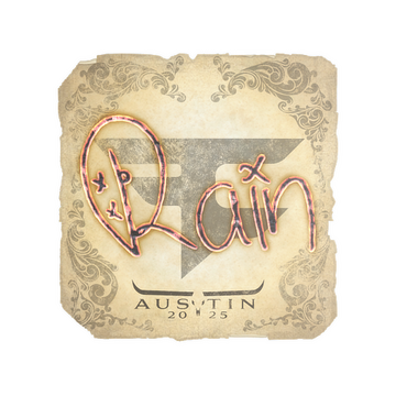 Sticker | rain | Austin 2025 image 360x360