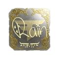 Sticker | rain (Gold) | Austin 2025 image 120x120