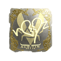 Sticker | ropz (Gold) | Austin 2025 image 120x120