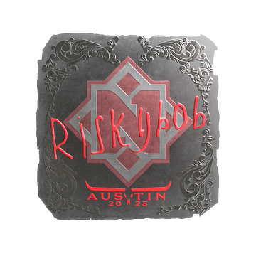 Sticker | riskyb0b (Foil) | Austin 2025 image 360x360