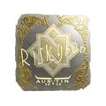 Sticker | riskyb0b (Gold) | Austin 2025 image 120x120