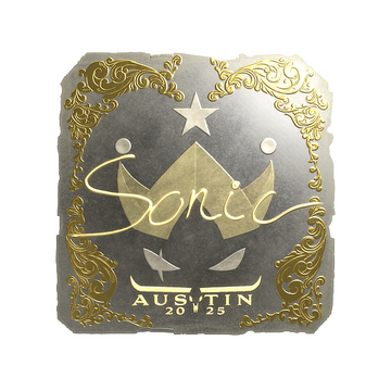 Sticker | Sonic (Gold) | Austin 2025 image 360x360