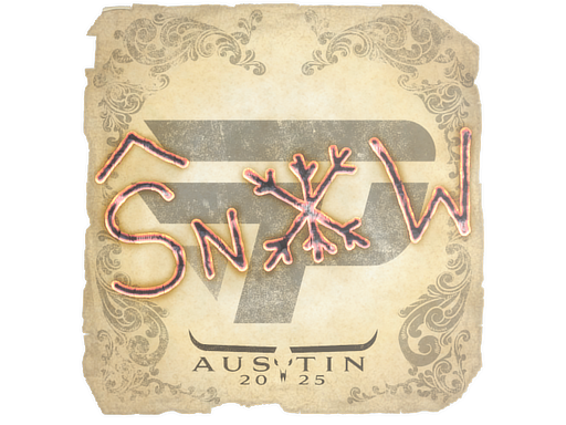 스티커 | snow | Austin 2025
