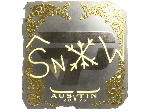 스티커 | snow (Gold) | Austin 2025