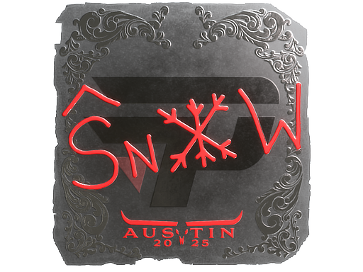 스티커 | snow (Foil) | Austin 2025