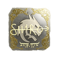 Sticker | sh1ro (Gold) | Austin 2025 image 120x120