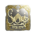 Sticker | susp (Gold) | Austin 2025 image 120x120