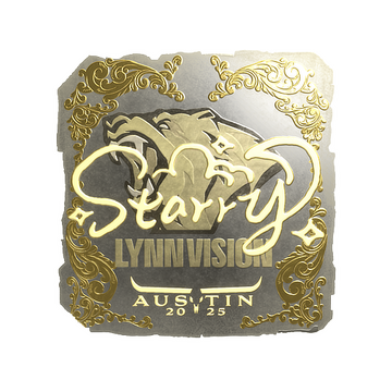 Sticker | Starry (Gold) | Austin 2025 image 360x360