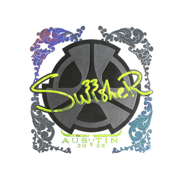 Sticker | Swisher (Holo) | Austin 2025 image 360x360