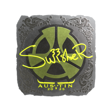 Sticker | Swisher (Foil) | Austin 2025 image 360x360