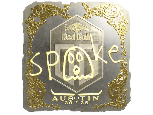 스티커 | spooke (Gold) | Austin 2025