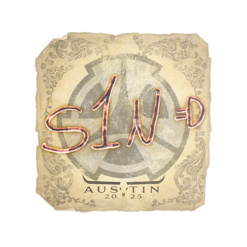Sticker | s1n | Austin 2025 image 360x360