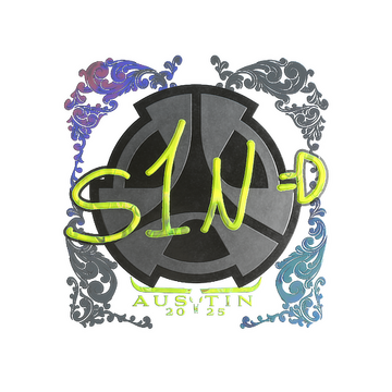 Sticker | s1n (Holo) | Austin 2025 image 360x360
