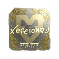 Sticker | xertioN (Gold) | Austin 2025 image 120x120