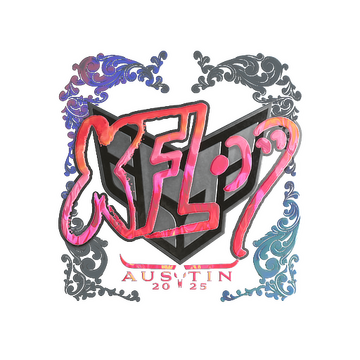 Sticker | xfl0ud (Holo) | Austin 2025 image 360x360