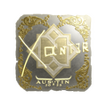 Sticker | Xant3r (Gold) | Austin 2025 image 120x120
