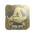 Sticker | XANTARES (Gold) | Austin 2025 image 120x120