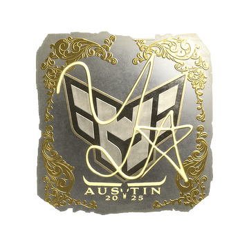 Sticker | yxngstxr (Gold) | Austin 2025 image 360x360