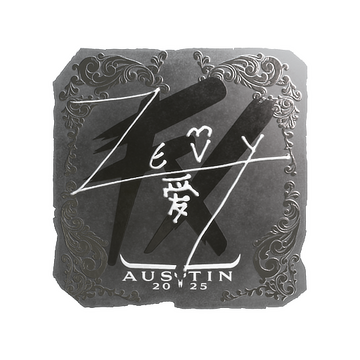 Sticker | zevy (Foil) | Austin 2025 image 360x360