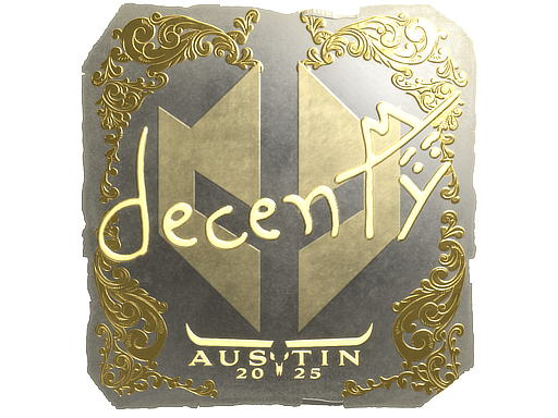 Adesivo | decenty (Gold) | Austin 2025