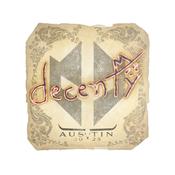 Sticker | decenty | Austin 2025 image 360x360