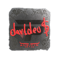 Sticker | dav1deuS (Foil) | Austin 2025 image 120x120