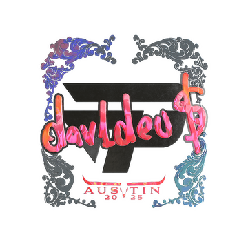 Sticker | dav1deuS (Holo) | Austin 2025 image 360x360