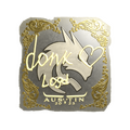 Sticker | donk (Gold) | Austin 2025 image 120x120