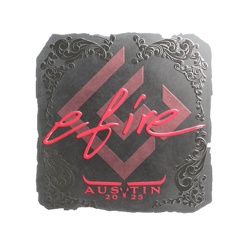 Sticker | efire (Foil) | Austin 2025 image 360x360