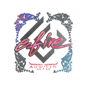 Sticker | efire (Holo) | Austin 2025 image 360x360