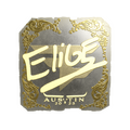 Sticker | EliGE (Gold) | Austin 2025 image 120x120