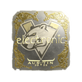 Sticker | electronic (Gold) | Austin 2025 image 120x120