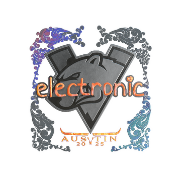 Sticker | electronic (Holo) | Austin 2025 image 360x360