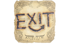 Sticker | exit | Austin 2025