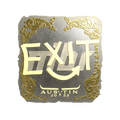 Sticker | exit (Gold) | Austin 2025 image 120x120