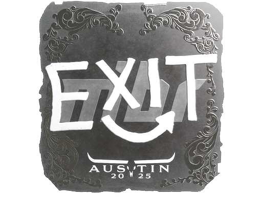 Aufkleber | exit (Foil) | Austin 2025