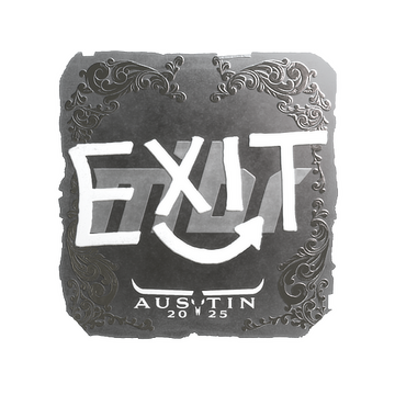 Sticker | exit (Foil) | Austin 2025 image 360x360