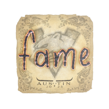 Sticker | fame | Austin 2025 image 360x360