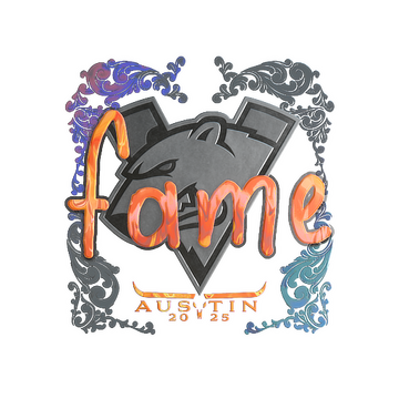 Sticker | fame (Holo) | Austin 2025 image 360x360