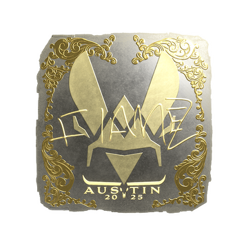 Sticker | FlameZ (Gold) | Austin 2025 image 360x360
