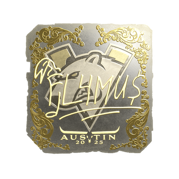 Sticker | FL4MUS (Gold) | Austin 2025 image 360x360