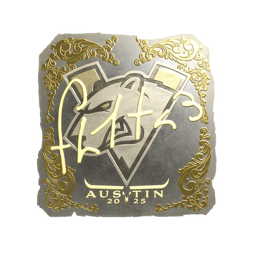 Sticker | FL1T (Gold) | Austin 2025 image 360x360