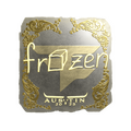 Sticker | frozen (Gold) | Austin 2025 image 120x120