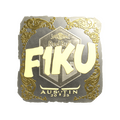 Sticker | F1KU (Gold) | Austin 2025 image 120x120