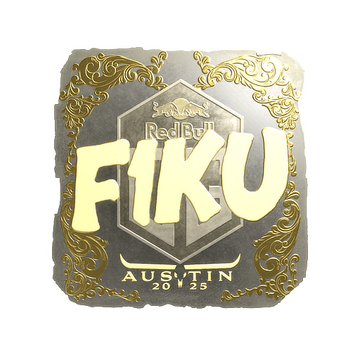 Sticker | F1KU (Gold) | Austin 2025 image 360x360