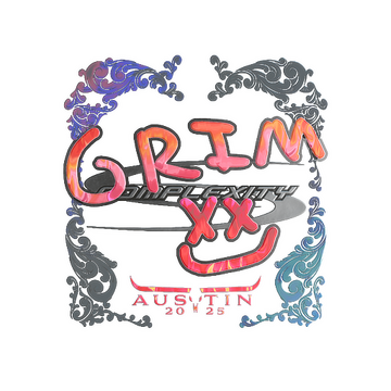 Sticker | Grim (Holo) | Austin 2025 image 360x360
