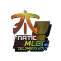 Sticker | Fnatic (Holo) | MLG Columbus 2016 image 120x120