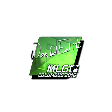 Sticker | WorldEdit (Foil) | MLG Columbus 2016 image 360x360