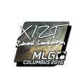 Sticker | Xizt (Foil) | MLG Columbus 2016 image 120x120